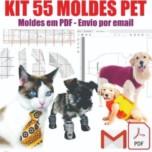 55 Modelos Roupinhas Cachorro Gato + Modelagem Cirurgica