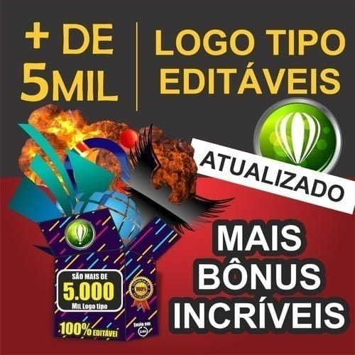 +5k Logotipos Logomarcas Em Corel Cdr Vetorizados Editáveis