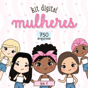 750 Ilustracoes Femininas Diversidade E Estilo Em Png 10