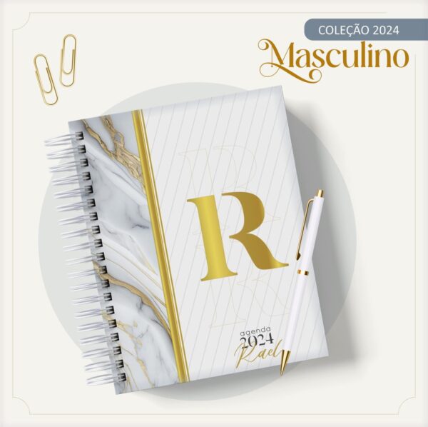 Agenda 2024 Gold Masculino - Arquivo Digital