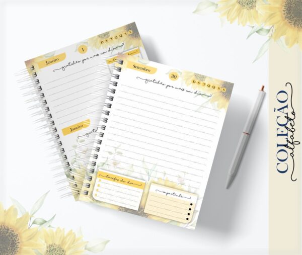 Agenda Alfabeto Girassol - Arquivo Digital - Imagem 2