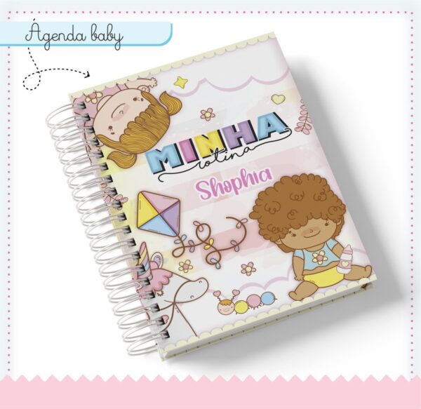 Agenda Baby Menina e Menino - Arquivo Digital