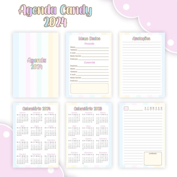 Agenda Candy Agente Saúde - Arquivo Digital - Imagem 2
