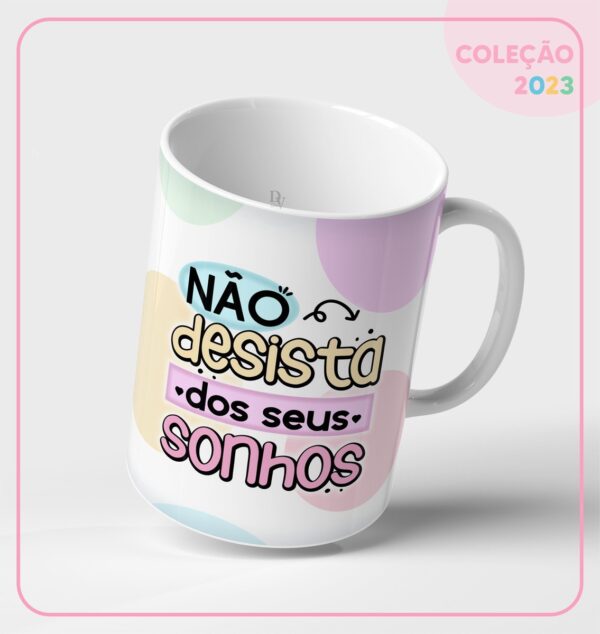 Agenda Candy Não Desista - Datada 2023 - Arquivo Digital - Imagem 3