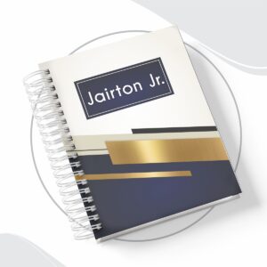 Agenda Checklist Masculina Azul - Arquivo Digital