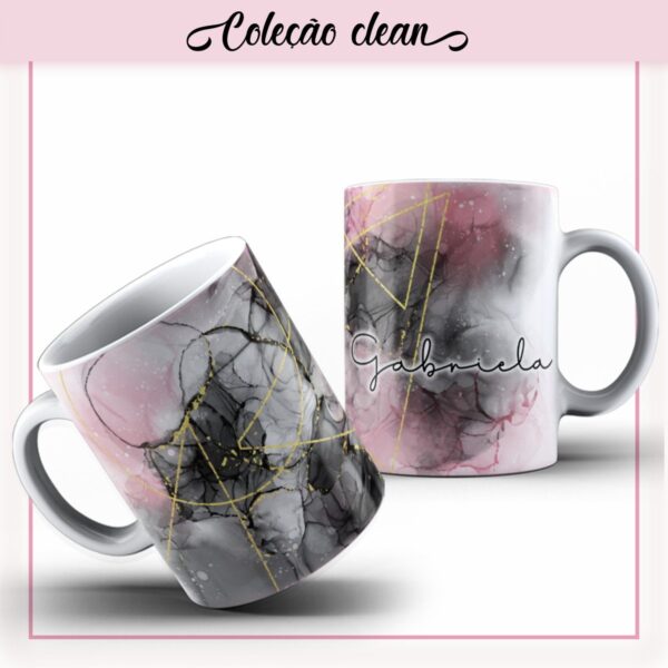Agenda Clean Pink Black Datada 2023 - Arquivo Digital - Imagem 3