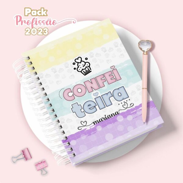 Agenda Confeiteira Feminina - Arquivo Digital