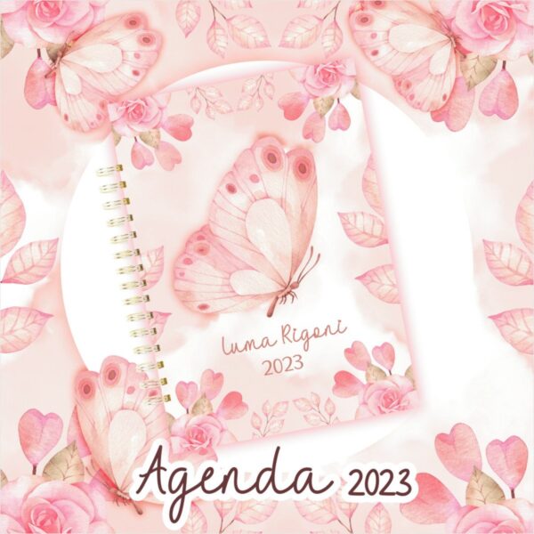 Agenda Datada 2023 Borboletas - Arquivo Digital