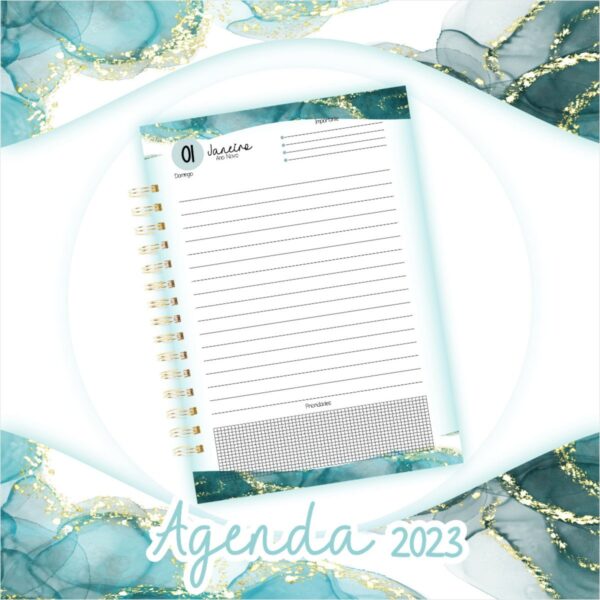 Agenda Datada 2023 Neutro - Arquivo Digital