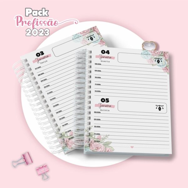 Agenda Designer Feminina - Arquivo Digital - Imagem 4