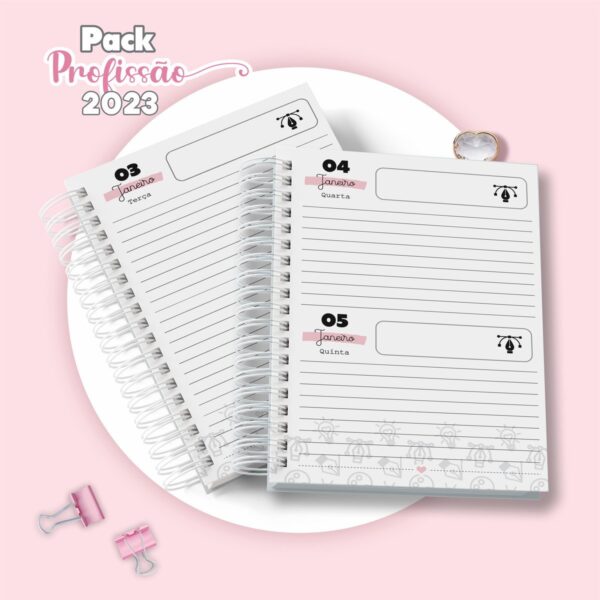 Agenda Designer Feminina - Arquivo Digital - Imagem 5