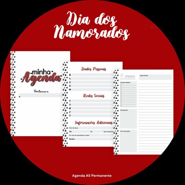 Agenda Dia dos Namorados - Arquivo Digital