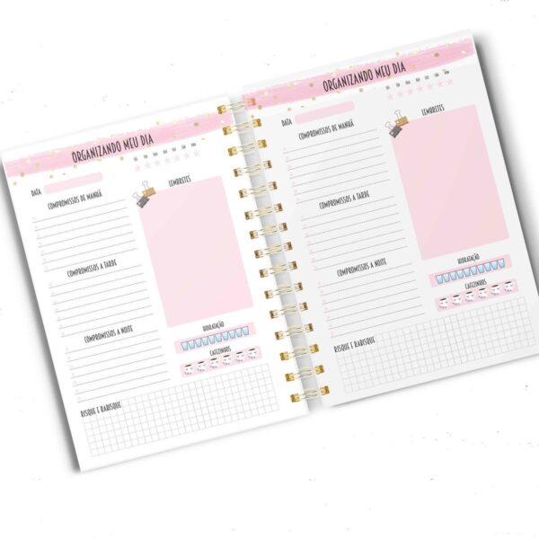 Agenda Diária Não Datada Feminina - Imagem 3