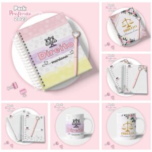 agenda direito feminina arquivo digital papelaria 2