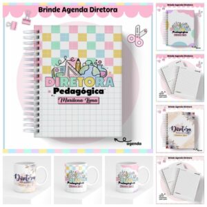 agenda diretora 2023 arquivo digital papel e cia