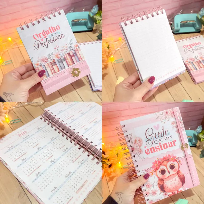 Agenda e Bloco A6 Digital Dia dos Professores Mimo Fofo 1 Agenda e Bloco A6 Digital Dia dos Professores Mimo Fofo