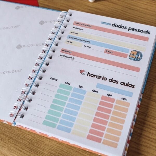Agenda Escolar 2023 Volta Às Aulas Caderno Frases Artes Tags