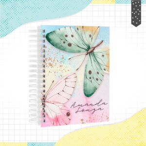 agenda escolar borboleta arquivo digital personalizacao