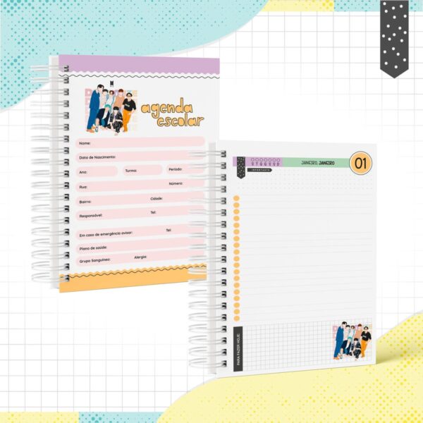 Agenda Escolar BTS - Arquivo Digital - Imagem 2