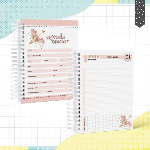 Agenda Escolar Cisne - Arquivo Digital - Imagem 2