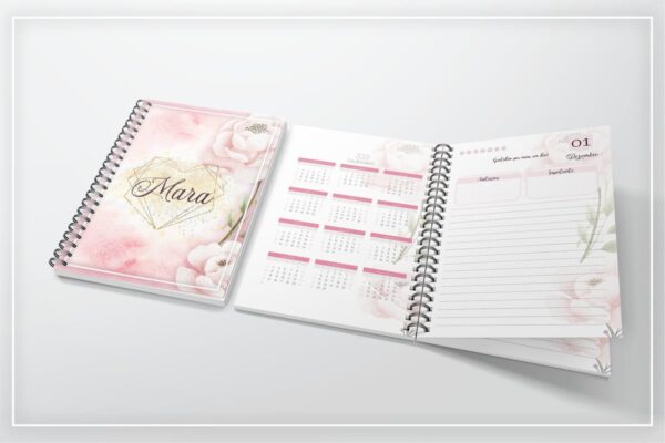 Agenda Floral 1 - Arquivo Digital - Imagem 2