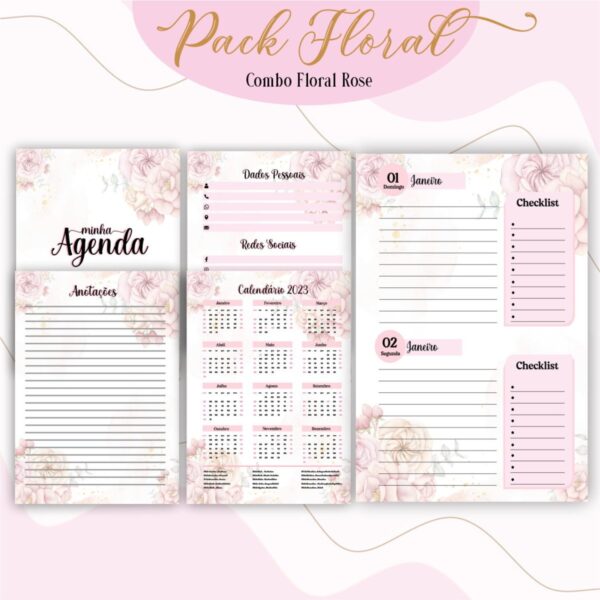 Agenda Floral 2 - Arquivo Digital
