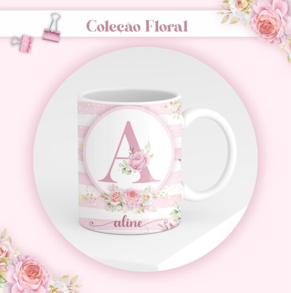 Agenda Floral Rosa Datada 2023 - Arquivo Digital - Imagem 4