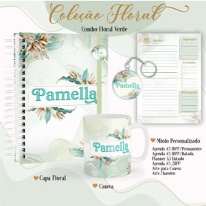 Agenda Floral Verde 2023 - Arquivo Digital