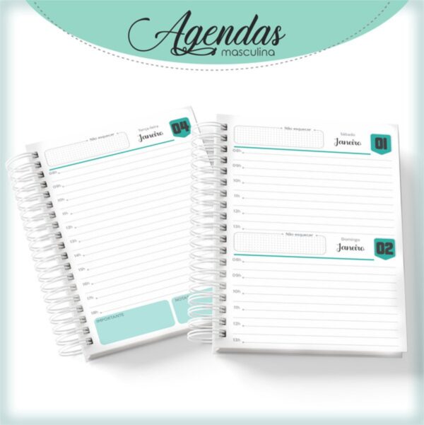 Agenda Masculina Meu Jesus é Maravilhoso - Arquivo Digital