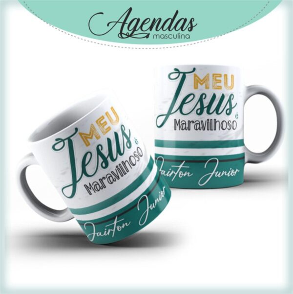 Agenda Masculina Meu Jesus é Maravilhoso - Arquivo Digital