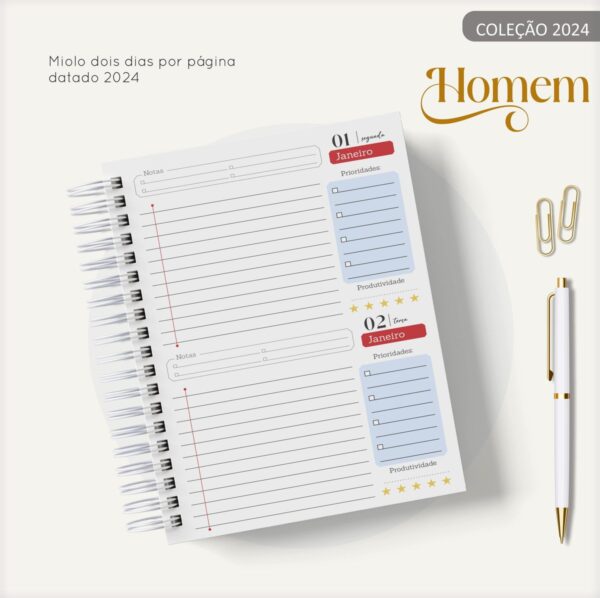 Agenda Masculina Póa Cruz - Arquivo Digital
