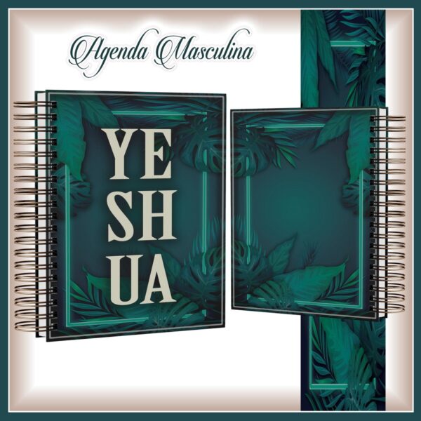 Agenda Masculina Yeshua Verde - Arquivo Digital