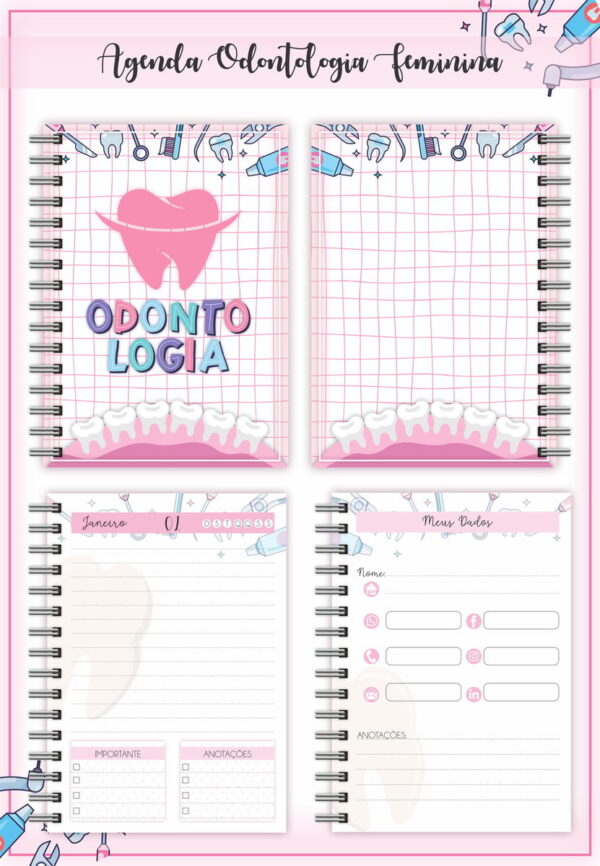 Agenda Odontologia Feminina - Arquivo Digital