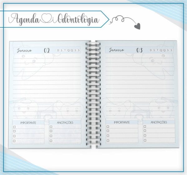 Agenda Odontologia Masculino - Arquivo Digital