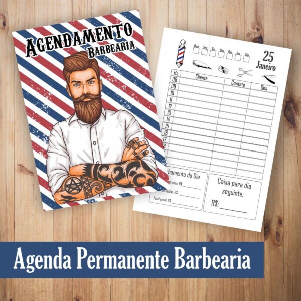 Agenda para Agendamento Barbeiro - Arquivo Digital