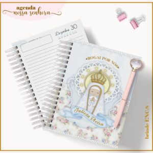 agenda permanente datada nossa senhora arquivo digital papel e cia
