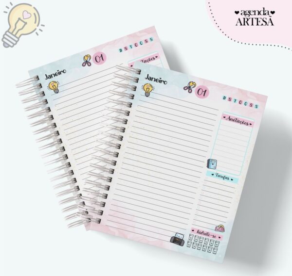 Agenda Profissão Artesã Feminino - Arquivo Digital - Imagem 2