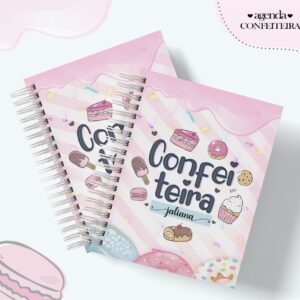 agenda profissao confeitaria arquivo digital planners