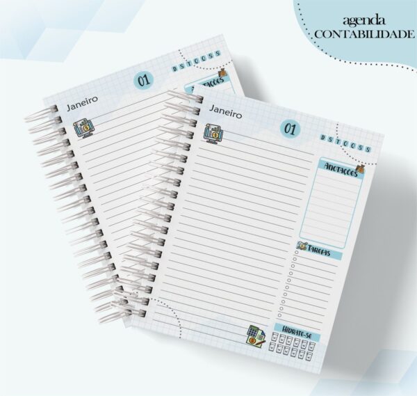 Agenda Profissão Contabilidade Masculino - Arquivo Digital