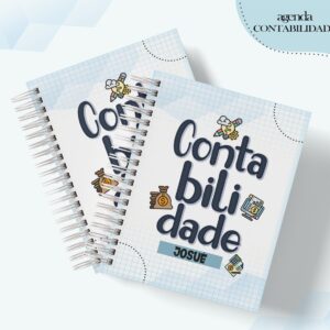 agenda profissao contabilidade masculino arquivo digital papel e cia