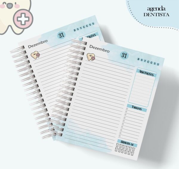 Agenda Profissão Dentista Masculino - Arquivo Digital