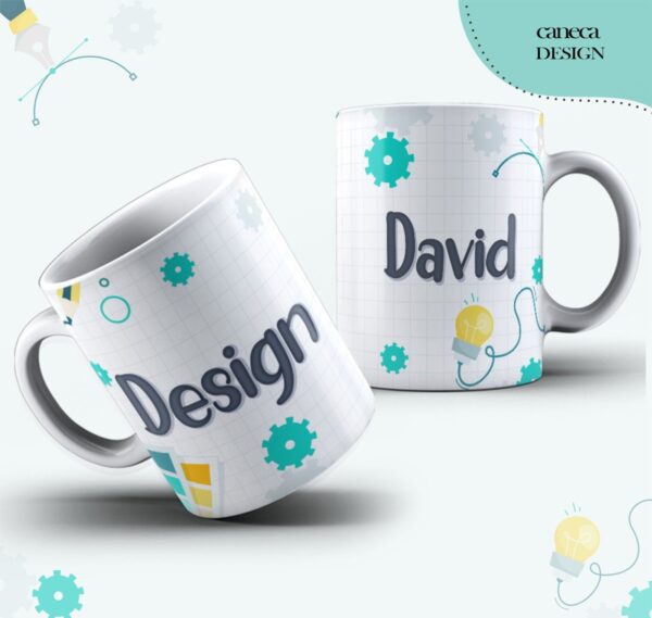 Agenda Profissão Design Masculino - Arquivo Digital - Imagem 3