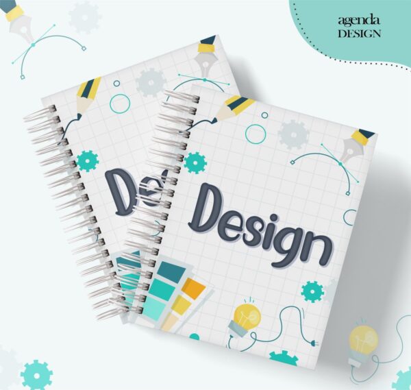 Agenda Profissão Design Masculino - Arquivo Digital