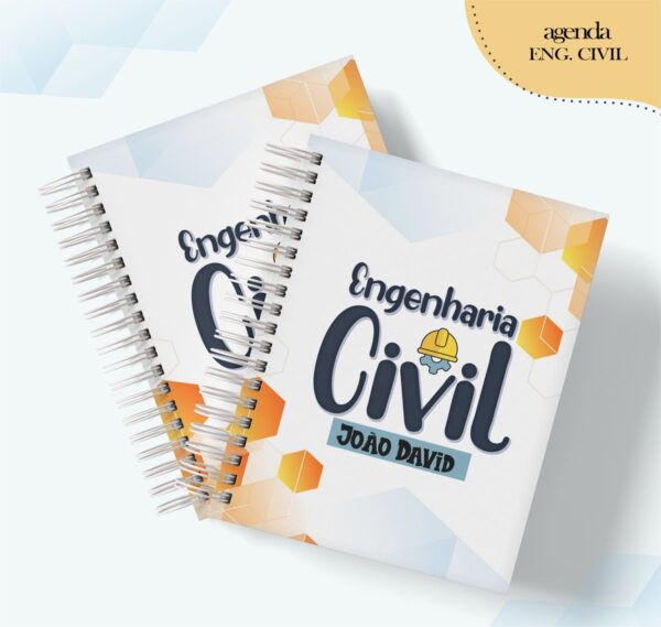 Agenda Profissão Engenharia Civil Masculino- Arquivo Digital