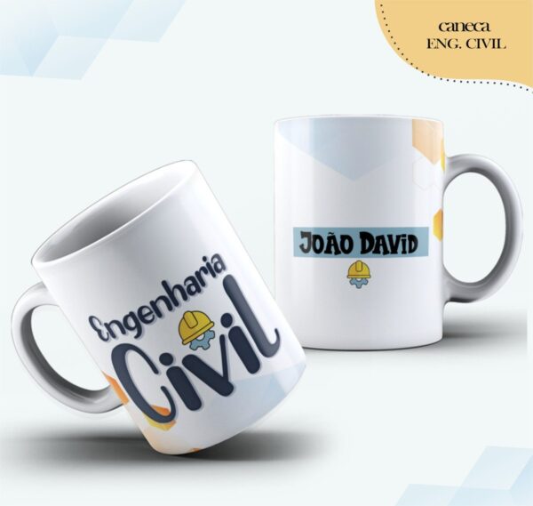 Agenda Profissão Engenharia Civil Masculino- Arquivo Digital - Imagem 3