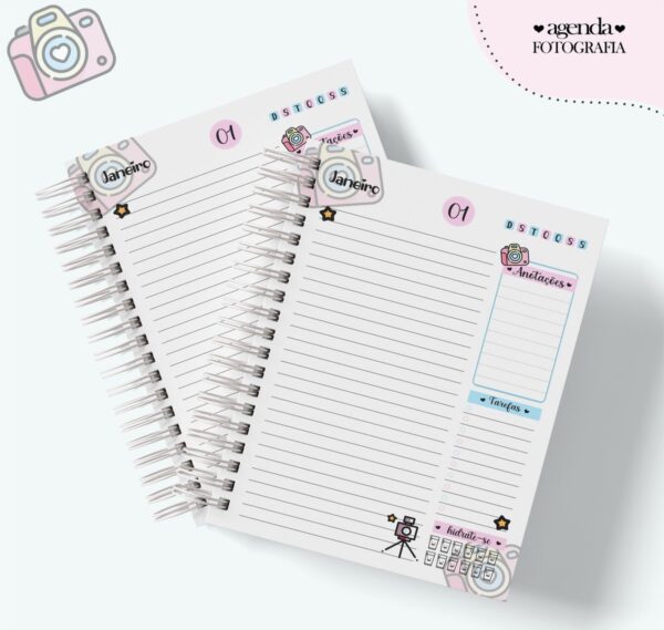 Agenda Profissão Fotógrafa Feminino - Arquivo Digital - Imagem 2
