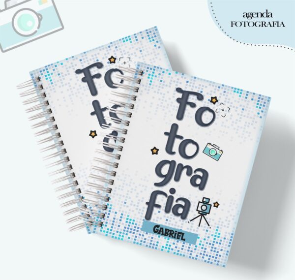 Agenda Profissão Fotografo Masculino - Arquivo Digital