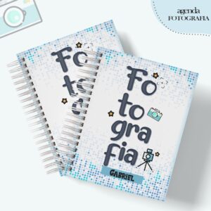 agenda profissao fotografo masculino arquivo digital encadernacao 1