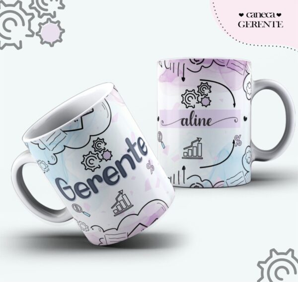 Agenda Profissão Gerente Feminino - Arquivo Digital