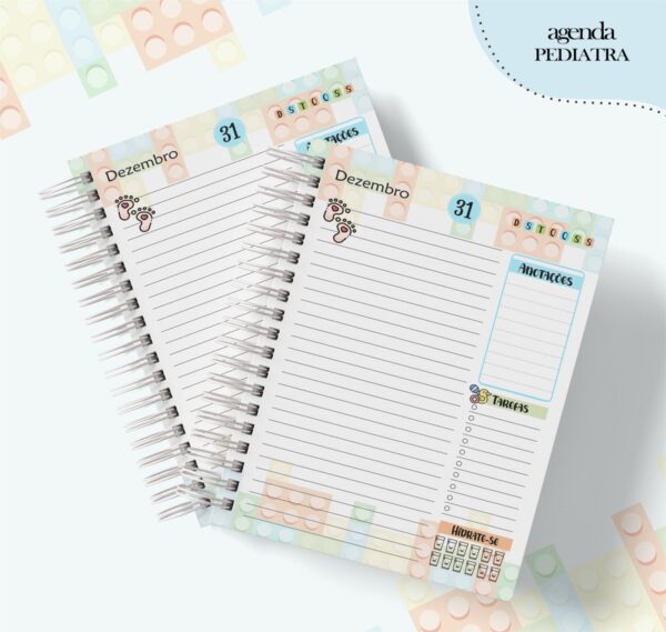 Agenda Profissão Pediatra Masculino - Arquivo Digital